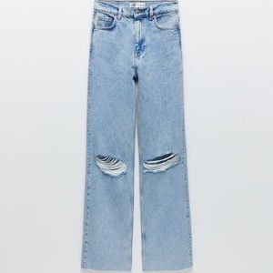 Zara 90s full length high rise jeans